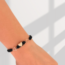 14K solid gold airplane bracelet