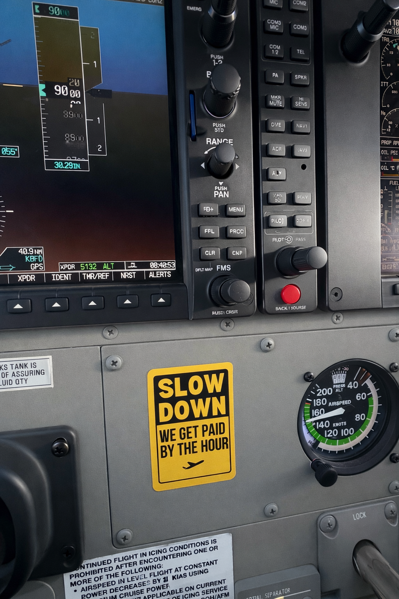 Slow down Sticker