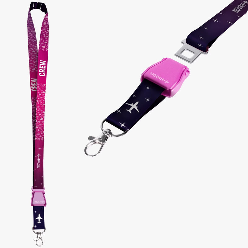Limited Edition Pink Airplane Lanyard