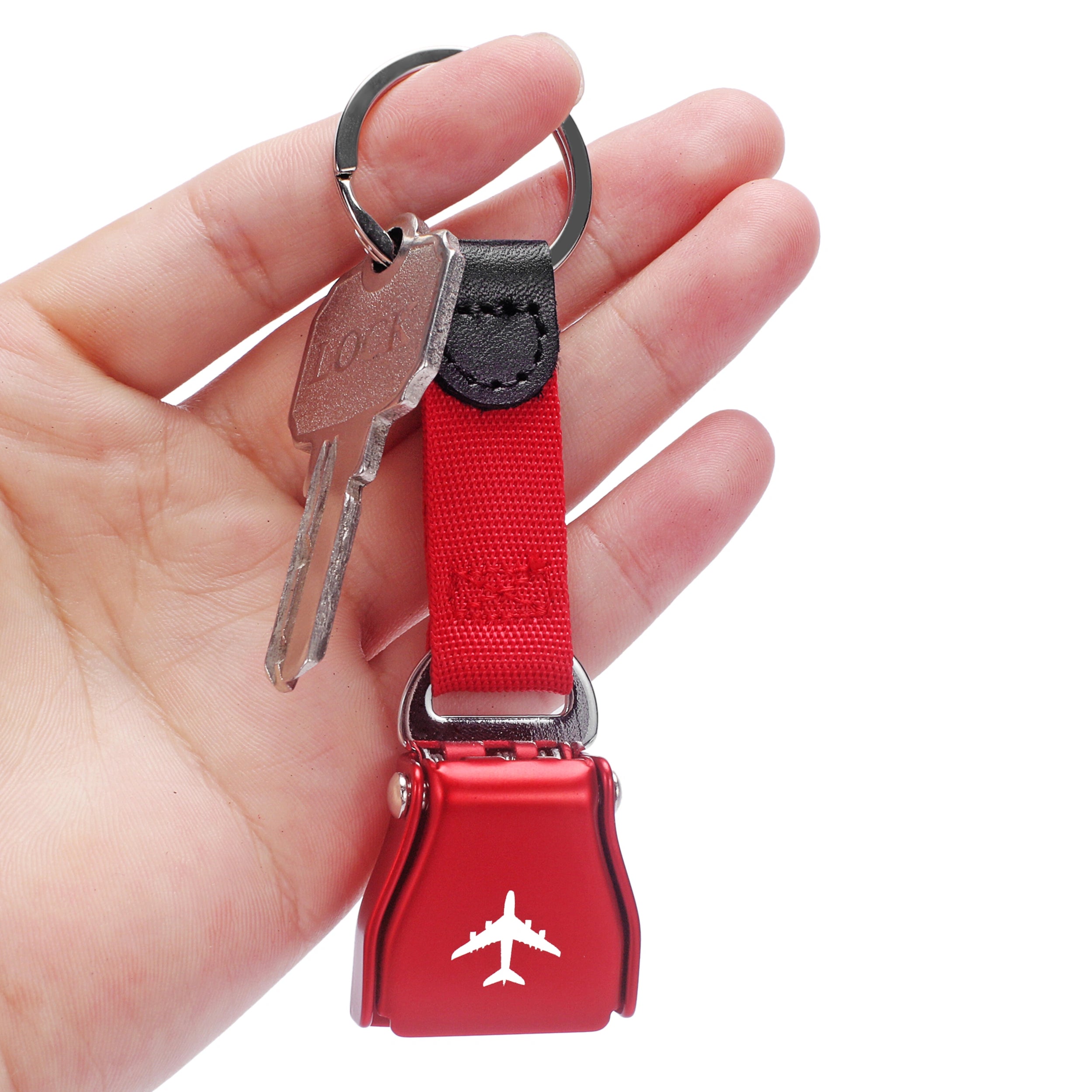 Single Key Chain Single Strap Buckle Keychain