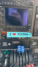 I love Flying Embroidered Keychain