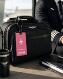 Silicone Crew Luggage Tag product and lifestyle image 6
