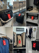 Silicone Crew Luggage Tag product and lifestyle image 8