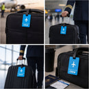 Silicone Crew Luggage Tag product and lifestyle image 5