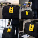 Silicone Crew Luggage Tag product and lifestyle image 10