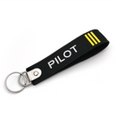 PILOT DOUBLE EMBROIDERED KEY CHAIN