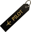 Pilot Embroidered Keychain