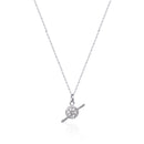 Sterling Silver Propeller Necklace