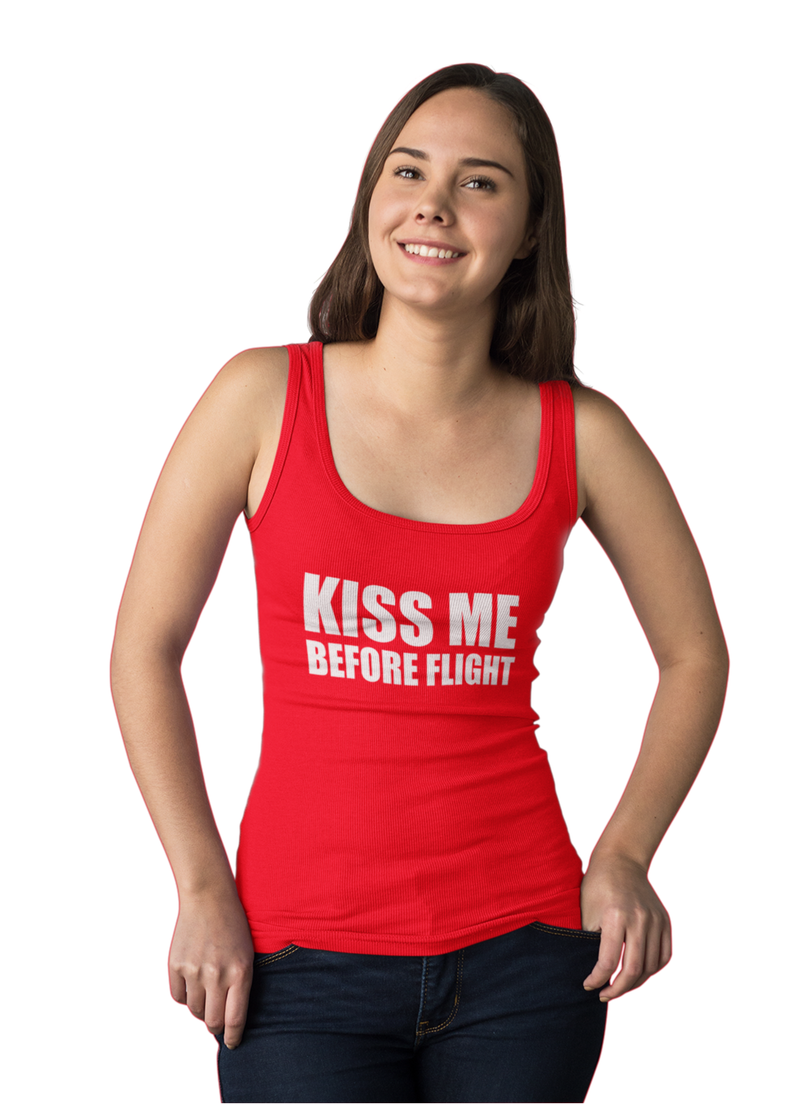 Kiss Me Before Flight Tank Top