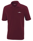 3D Silicone Airplane Polo shirt