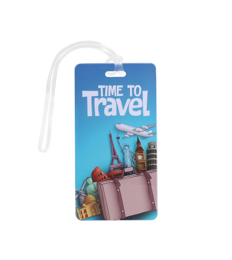 Time To Travel Luggage Tag