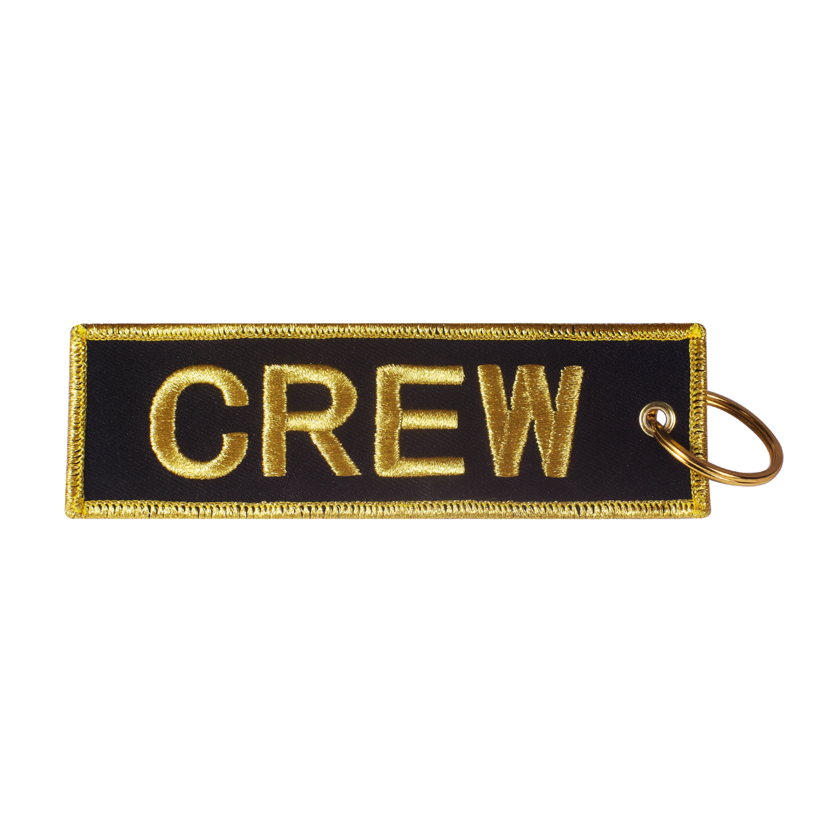 Crew Embroidered Keychain