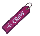 Crew Embroidered Keychain