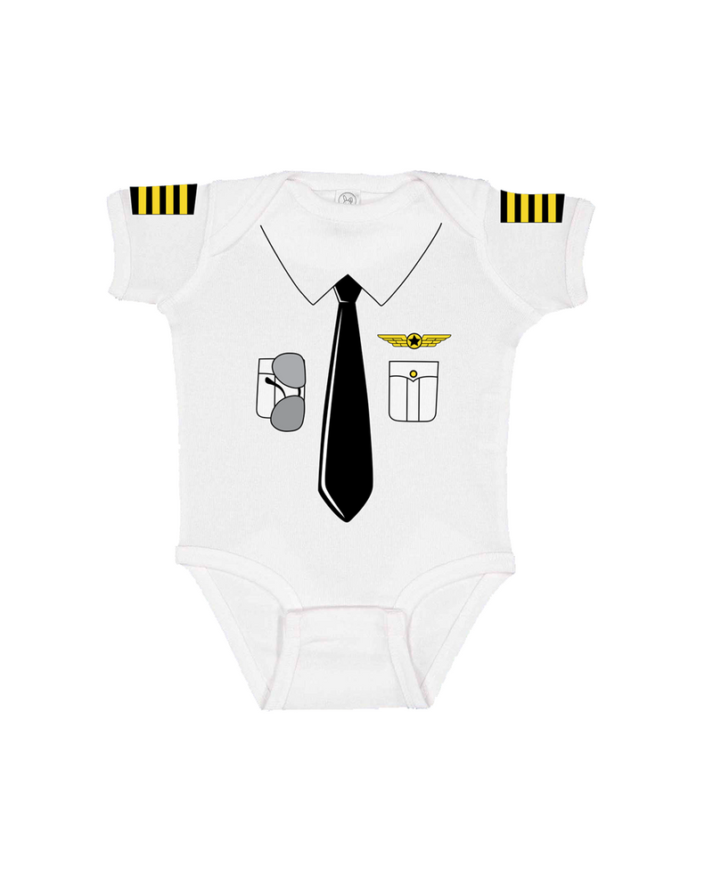 Little Pilot Aviation Baby Bodysuit