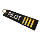 NOVAH Pilot Keychain Yellow Stripes