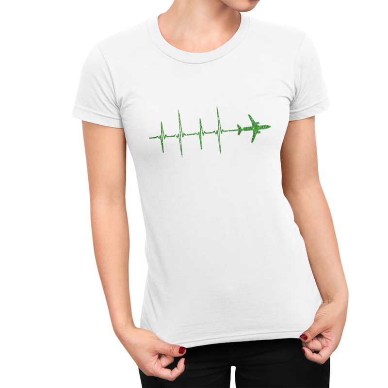 Airplane Heartbeat Shirt