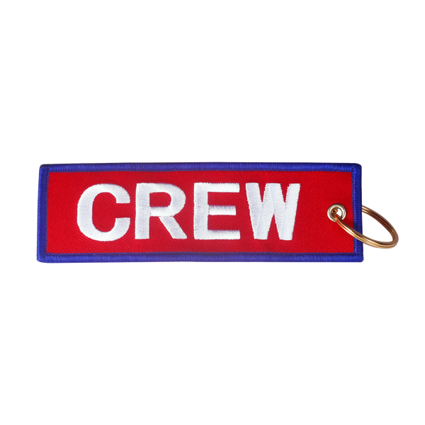 Crew Embroidered Keychain