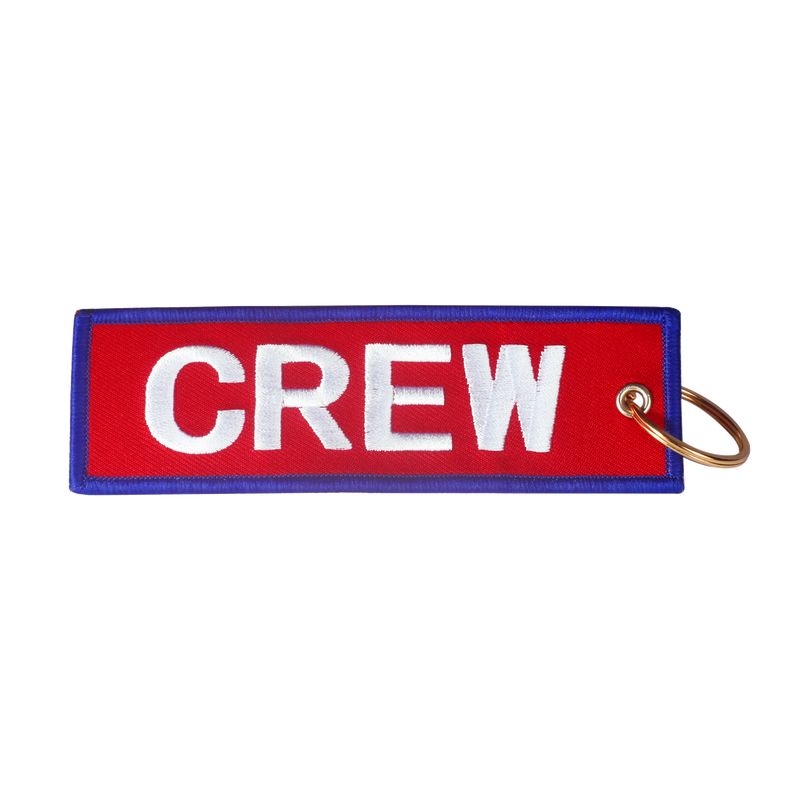 Crew Embroidered Keychain
